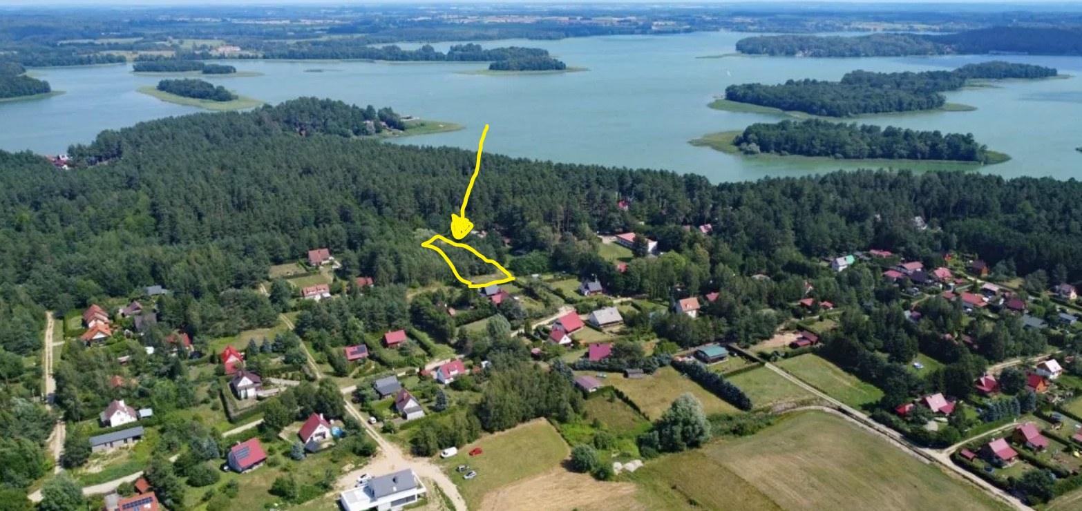 Mapa lokalizacji działki
